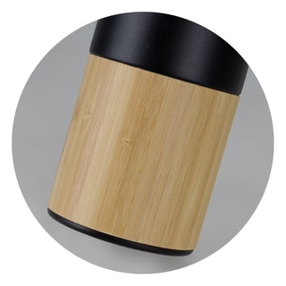 Mica Vacuum Bottle (Black/Natural) — Detail