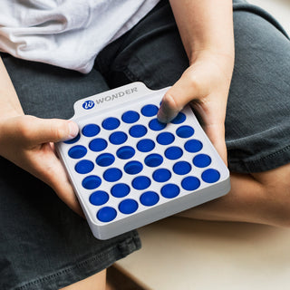 Pulse Fidget Popper Board - Square (White/Blue) — Feature