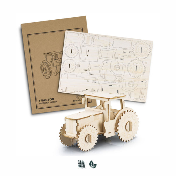 BRANDCRAFT Tractor Wooden Model (Natural)