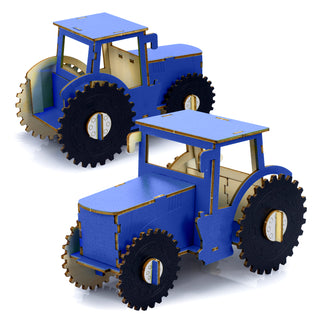 BRANDCRAFT Tractor Wooden Model (Natural) — Feature