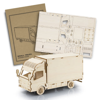 BRANDCRAFT Small Truck Wooden Model (Natural)