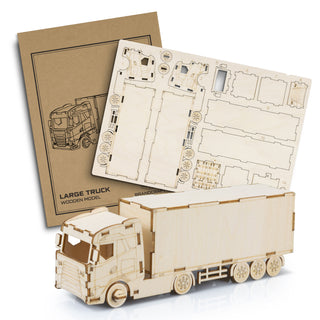 BRANDCRAFT Large Truck Wooden Model (Natural)