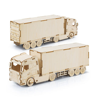 BRANDCRAFT Large Truck Wooden Model (Natural)