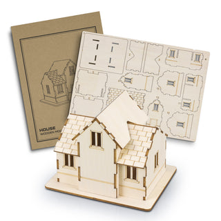 BRANDCRAFT House Wooden Model (Natural)