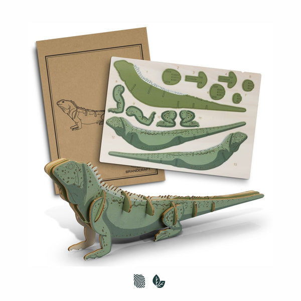 BRANDCRAFT Tuatara Wooden Model (Natural)
