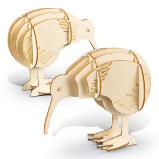 BRANDCRAFT Kiwi Wooden Model (Natural) — Assembled