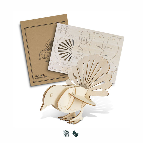 BRANDCRAFT Fantail Wooden Model (Natural)