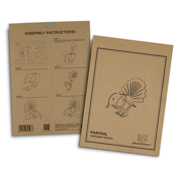 BRANDCRAFT Fantail Wooden Model (Natural)