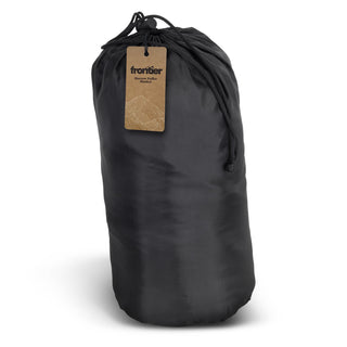 Frontier Harrow Puffer Blanket (Black) — Pouch