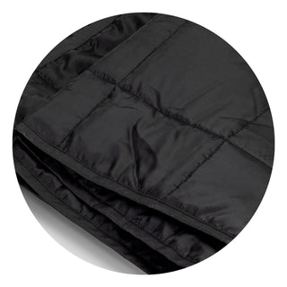Frontier Harrow Puffer Blanket (Black) — Detail