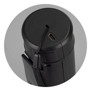 Current Rechargeable Torch (Black) — Charger - Detail