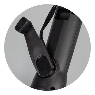 Current Rechargeable Torch (Black) — Crank - Detail