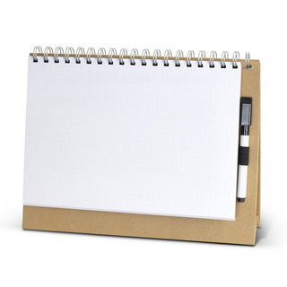 Folio Desk Whiteboard Notebook (Natural) — White Board