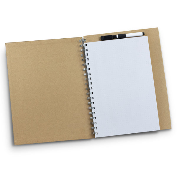 Folio Desk Whiteboard Notebook (Natural)
