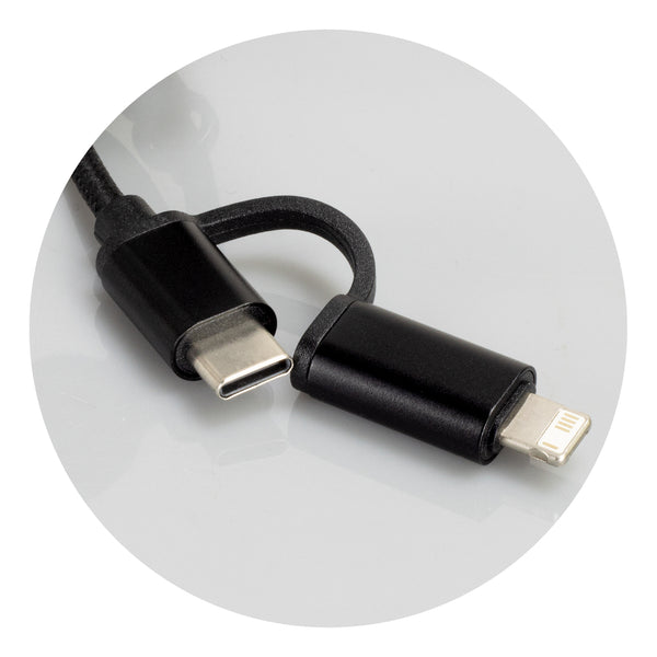 Vector Braided Charging Cable (Black)