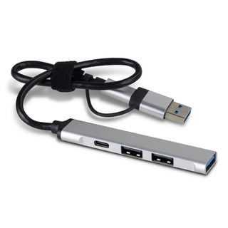 Agogo Megabyte USB Hub (Silver)