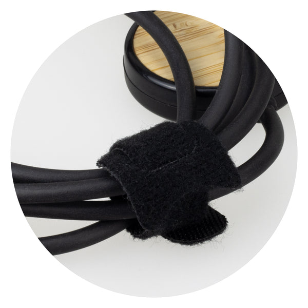 Bamboo Triple Connector Cable (Natural/Black)