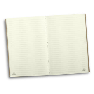 Cane Sugarcane Paper Soft Cover Notebook (Natural) — Open