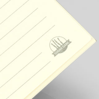 Cane Sugarcane Paper Soft Cover Notebook (Natural) — Detail