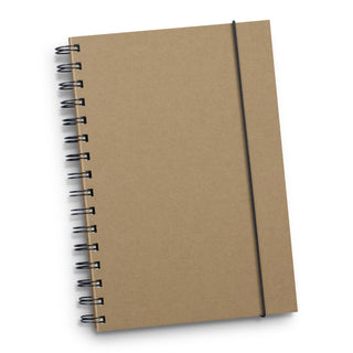 Agogo Sugarcane Paper Spiral Notebook (Natural)