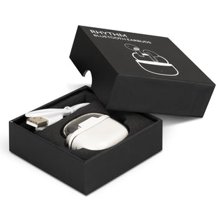 Frequency Bluetooth Earbuds (White) — Gift Box