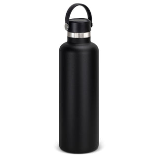 Agogo Nomad Vacuum Bottle 1L - Carry Lid (Black)