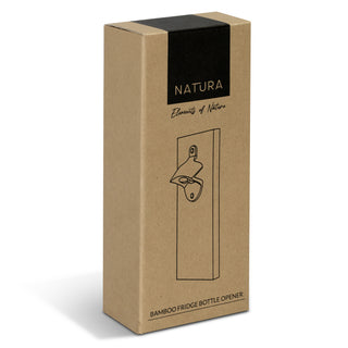 NATURA Bamboo Fridge Bottle Opener (Natural) — Gift Box