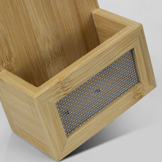 NATURA Bamboo Wall Mounted Bottle Opener (Natural) — Detail