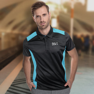 Printwear Apex Mens Polo (Cyan)