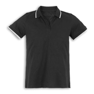 Printwear Williams Mens Polo (Black/White)