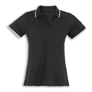 Printwear Williams Womens Polo (Black/White)