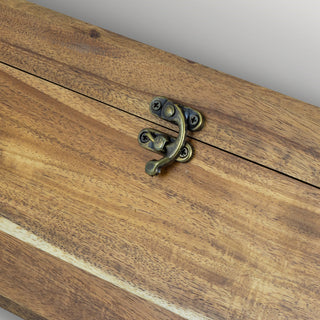 Keepsake Wine Box Gift Set (Natural) — Detail