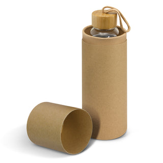 Eden Glass Bottle - Natural Sleeve (Black) — Detail