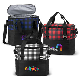 Printwear Retreat Cooler Bag (Black/Royal Blue)