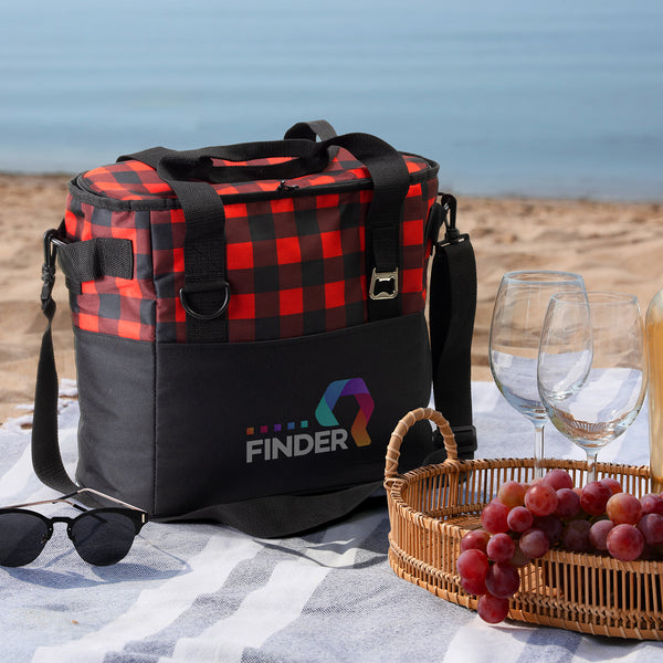 Retreat Cooler Bag (Black/Royal Blue)
