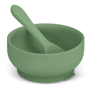 Agogo Kids Suction Bowl Set (Sage)