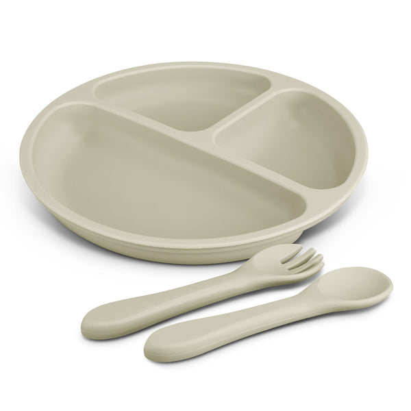 Basin Kids Plate Set (Ecru)