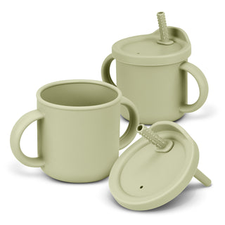 Basin Kids Sipper Cup (Pale Blue) — Ecru