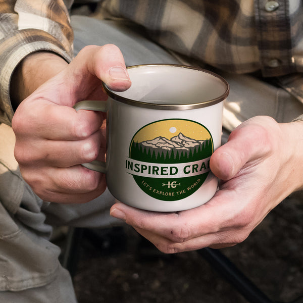 Kiln Enamel Mug - Full Colour (White)
