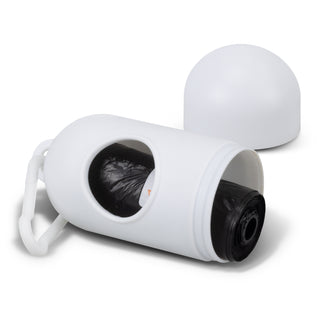 Burr Pet Bag Dispenser (White) — Detail