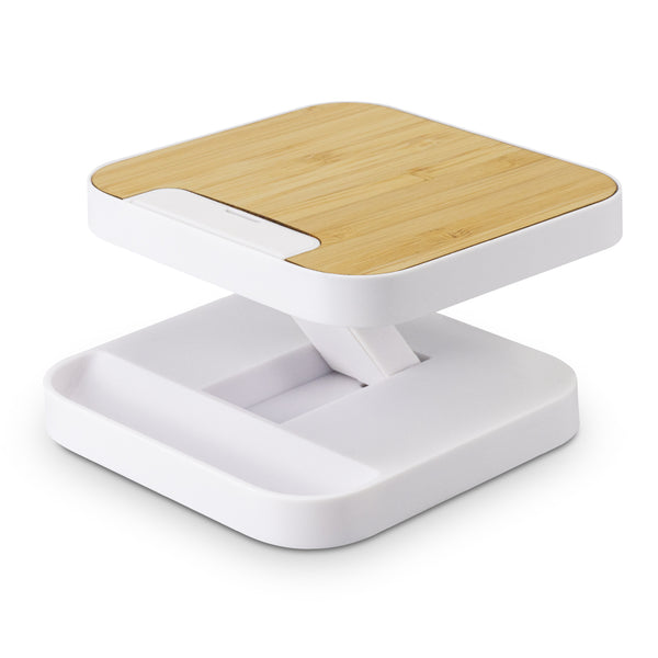 Pulse Wireless Fast Charging Stand (Natural/White)