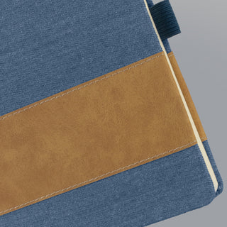 Weft Denim Notebook (Dark Blue) — Detail