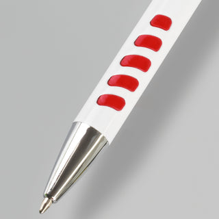 Onyx Grip Pen - White Barrel (White/Navy) — Detail