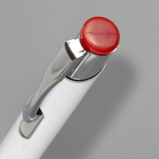 Onyx Grip Pen - White Barrel (White/Black) — Detail