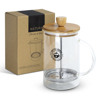 NATURA Azzurra Coffee Plunger (Natural/Clear)