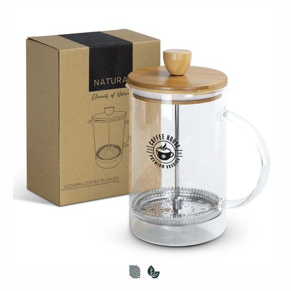 NATURA Azzurra Coffee Plunger (Natural/Clear)