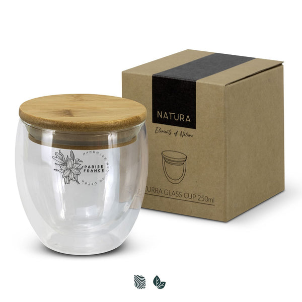 NATURA Azzurra Glass Cup - 250ml (Natural/Clear)