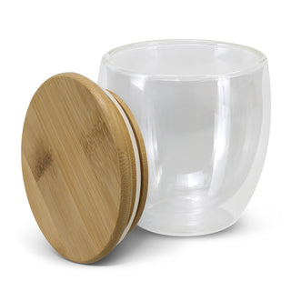 NATURA Azzurra Glass Cup - 250ml (Natural/Clear) — Open