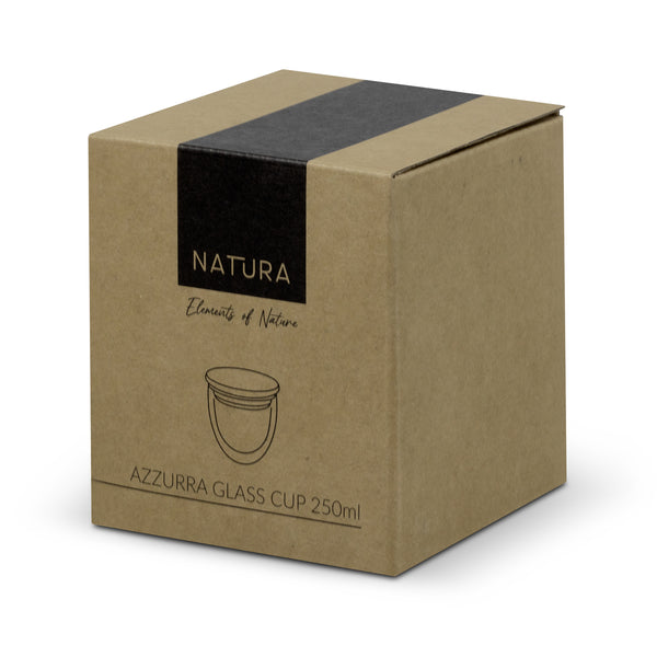 NATURA Azzurra Glass Cup - 250ml (Natural/Clear)