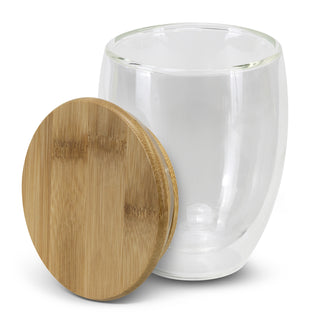 NATURA Azzurra Glass Cup - 350ml (Natural/Clear) — Open